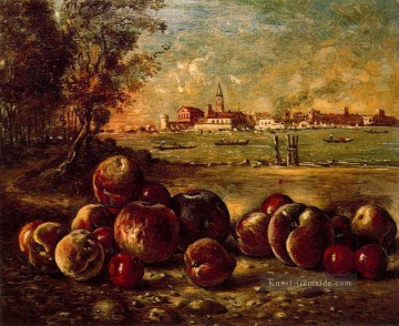 Impressionismus Stillleben Werke - Stillleben in der venezianischen Landschaft Giorgio de Chirico Impressionist